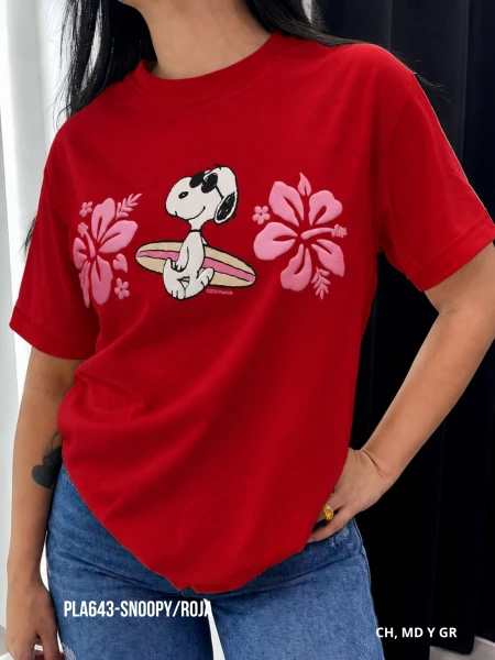 PLA643-SNOOPY/ROJA
