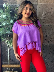 BLUSA404-MARU/MORADA