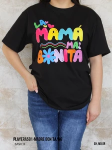 PLAYERA581-MADRE BONITA/NG