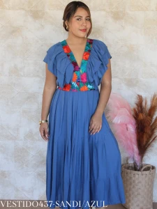 VESTIDO437-SANDI/AZUL