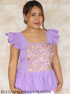 BLUSA406-LISSA/LAVANDA