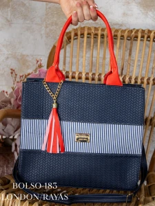 BOLSO-183 LONDON/RAYAS
