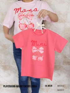 PLAYERA586-MADRE CHERRY/ROSA
