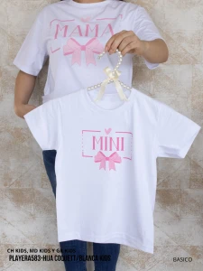 PLAYERA583-HIJA COQUETT/BLANCA KIDS